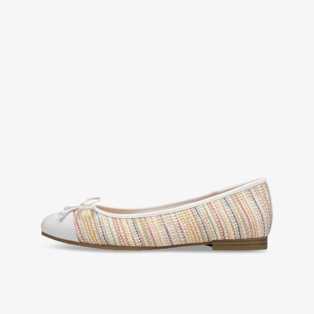 Bunter Damen Ballerina von Marco Tozzi