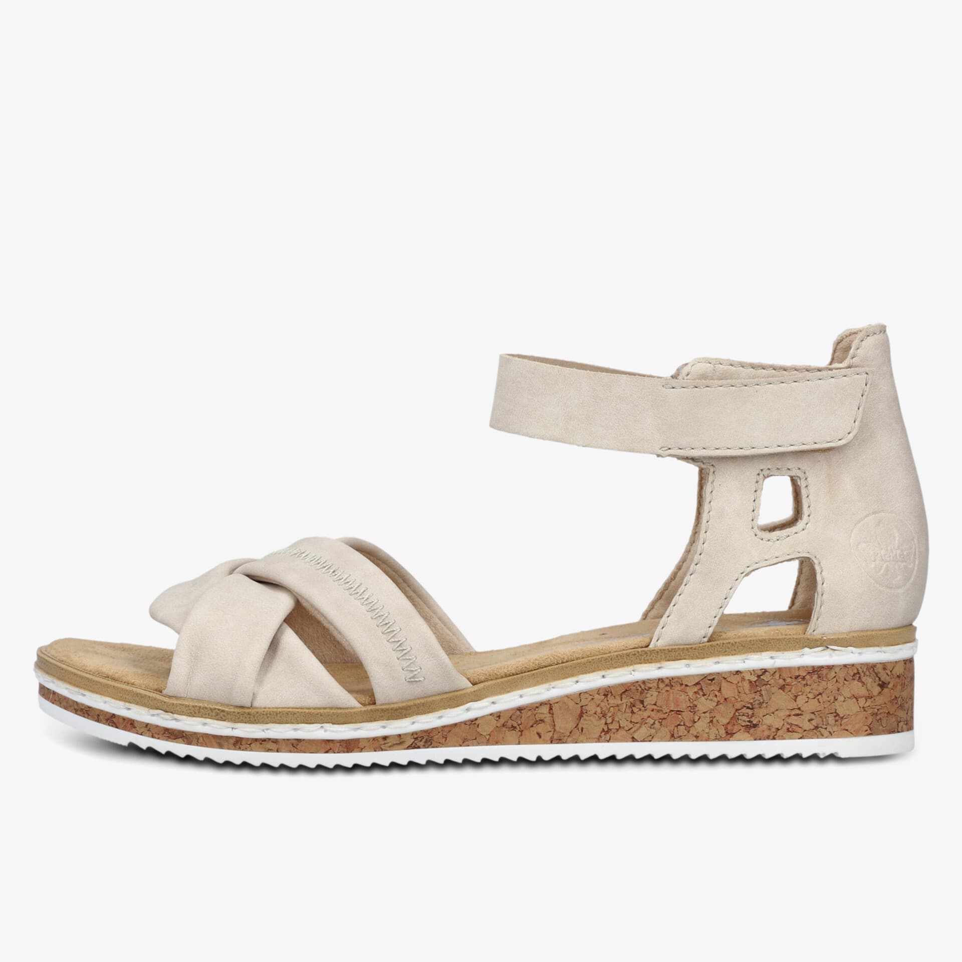 Bequeme Sandale mit flexibel gepolstertem Fußbett und stylischen Riemchen, ideal für entspannten Alltag