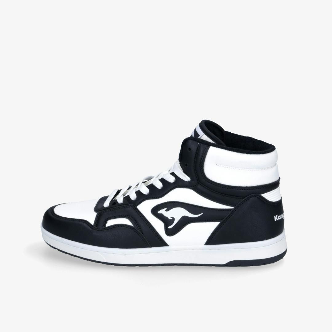 KangaROOS Herren Sneaker High-Top Schwarz-weiß